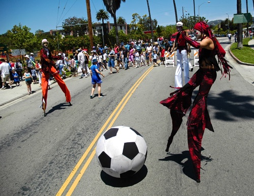 Stilt Soccer